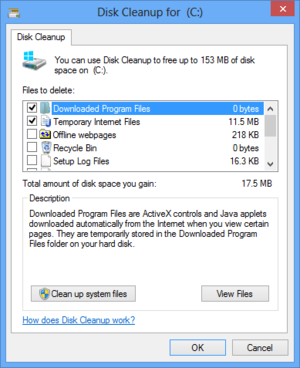 Disk Cleanup Windows 8 -  3