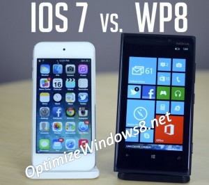 Compare Windows 8 vs Ios 7