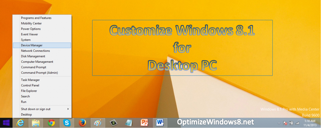 Windows 8.1 Customization Tips for Desktop PCs
