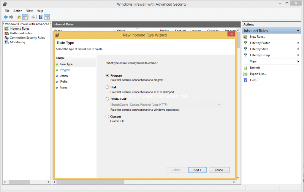 How to Create Advanced Firewall Rules in Windows 8.1